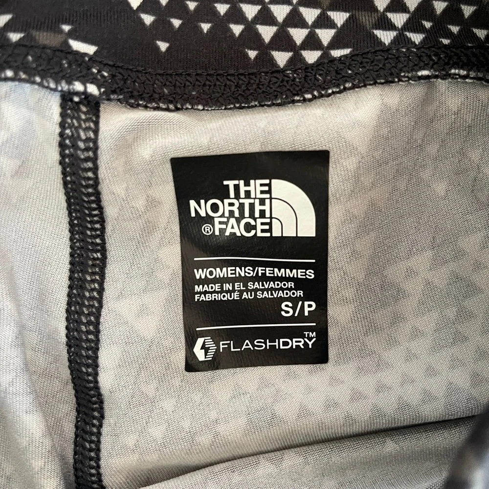 The North Face black and white leggings